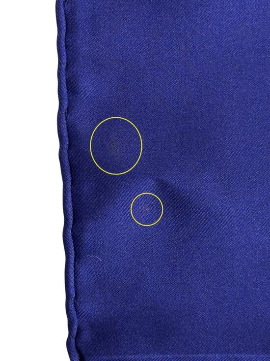 Hermes Scarf Carre 90 ART Des Steppes Step Silk Navy Multicolor - Picture 7 of 11